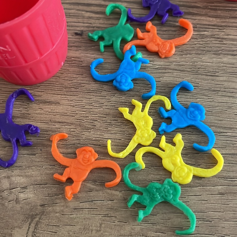 Monkeys in the Barrel Keychain
